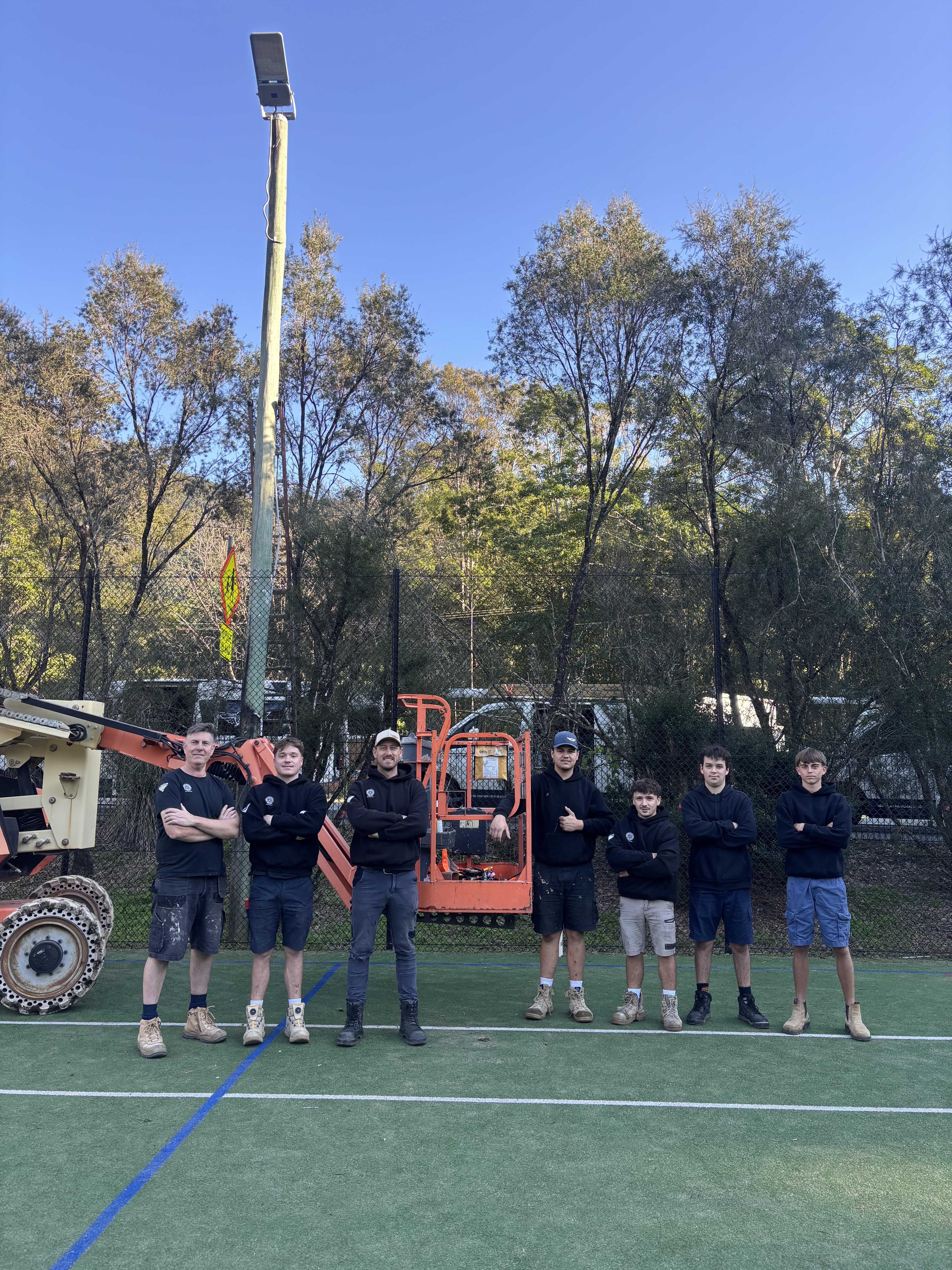 New Lights, More Game Time: Adamson Electrical Upgrades Currumbin Valley State School Tennis Courts